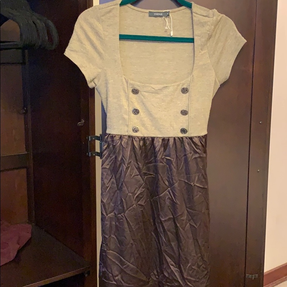 Brown & Tan Dress